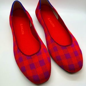Pomegranate gingham Rothy’s